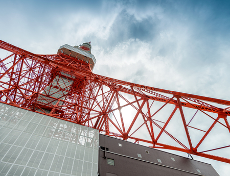 Tokyo Tower from the street.のeditorial素材
