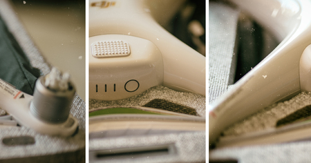 PISA - APRIL 5, 2016: Unboxing of DJI  Phantom 4. The drone is one of the most advanced among...