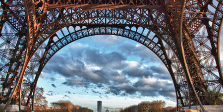 Side view of Eiffel Tower, Paris