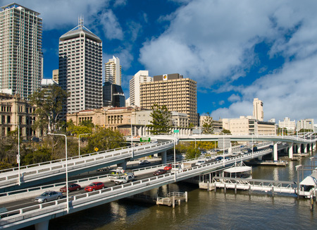Traffic in the Outskirts of Brisbane, Australiaのeditorial素材