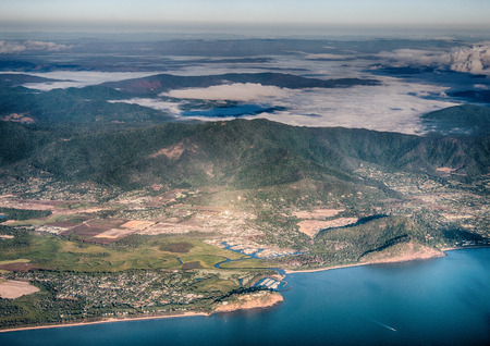 Aerial view of Australian Coast.の写真素材