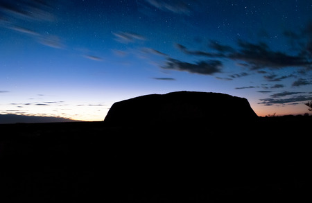 Dawn in Australian Outback.のeditorial素材