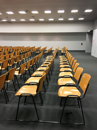 Empty meeting room.
