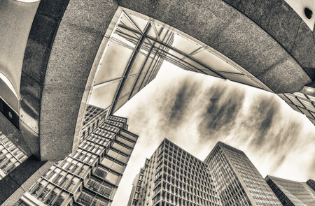 London. City buildings from street level.の写真素材