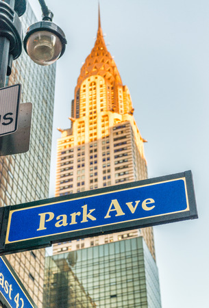 NEW YORK CITY - SEPTEMBER 2015: The Chrysler building was the world's tallest building (319 m) before it was surpassed by the Empire State Building in 1931.のeditorial素材