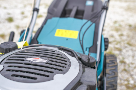 Lawn Mower in the garden.