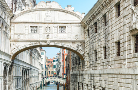 Bridge of Sighs in Venice.のeditorial素材