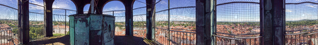 City view from tower.