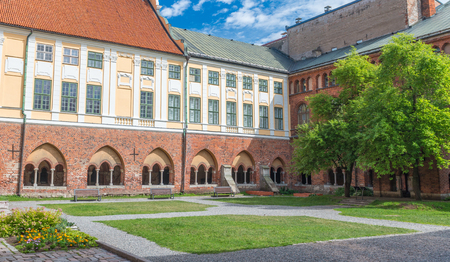Beautiful medieval buildings of Riga, Latvia.のeditorial素材