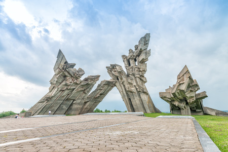Ninth Fort, Monument to the Victims of Fascism, Kaunas - Lithuania.の写真素材