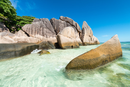 La Digue Anse Source D'Argent - Seychelles rocks.