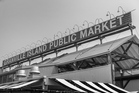 Granville Market sign, Vancouver.のeditorial素材