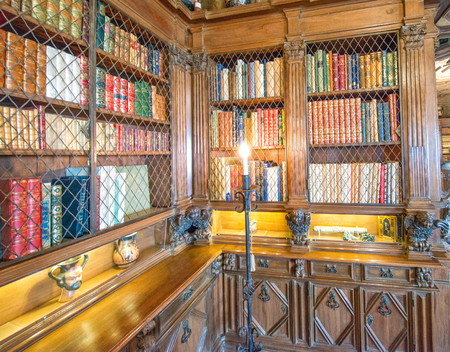 Old ancient library.のeditorial素材