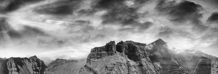 Mountain scenario in vulcanic island.の写真素材