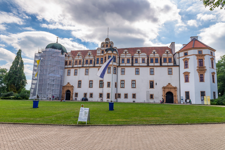 The renaissance style castle in Celle, Lower Saxony - Germany.のeditorial素材