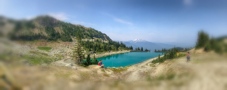 Panoramic mountain view, Whistler - Canada.の写真素材