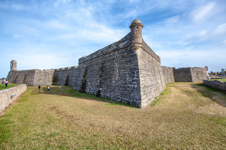 Castillo San Marcos, St Augustine, Florida.のeditorial素材