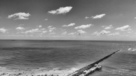 South Pointe Pier aerial view, Miami.