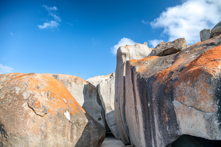 Beautiful Remarkable Rocks in Flinders Chase National Park, Kangaroo Island, Australia.の写真素材