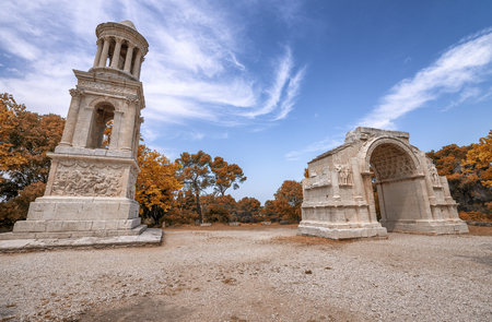 Glanum archeological site, Provence - France.の写真素材