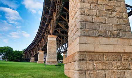 Sydney Harbor Bridge, city symbol, Australia.