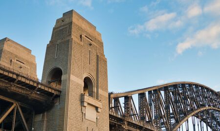 Sydney Harbor Bridge, city symbol, Australia.