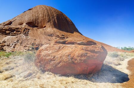 Beautiful outback landscape on a sunny day, Australia.の写真素材