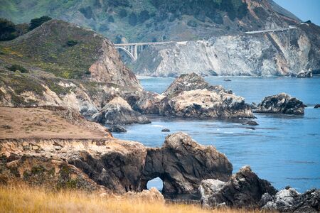 Amazing Big Sur coastline in California, summer season, USAの写真素材
