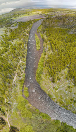 Big Boy Steam Engine 4004 aerial view in Cheyenne, Wyoming, USAの写真素材