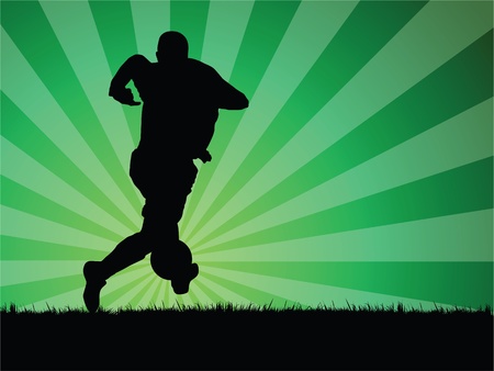 soccer playerのイラスト素材