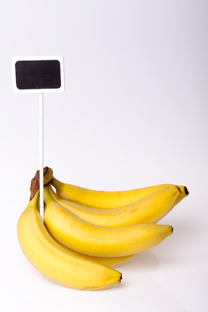 Bananas fresh fruit on the table advertisingの写真素材