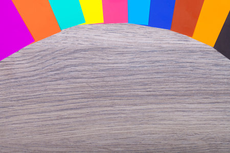 School Supplies on a dark background and place for text, selective focus and small depth of fieldの写真素材