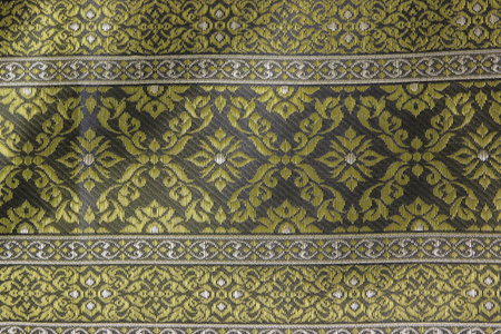 Close up of thai fabric pattern
