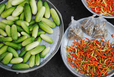 Vegetable at a marketの写真素材