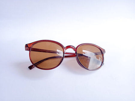 Isolated sunglasses on a white background