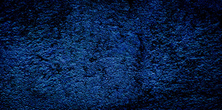 concrete cement wall texture background for template, Dark Blue Colorの写真素材