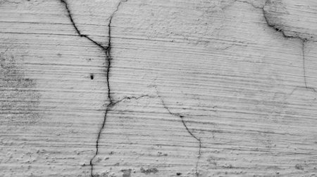 gray cement wall background texture with cracked pattern