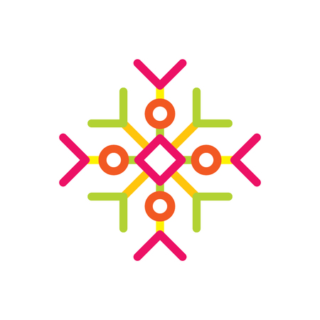 A colorful christmas that can be use for greeting card, poster, logo, graphic element, etcのイラスト素材