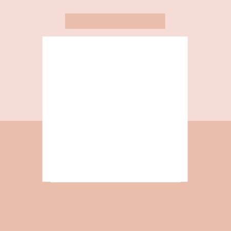White blank sheet of paper on a pink background. vector illustration.の写真素材