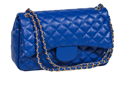 Woman handbag isolated on white backgroundの写真素材