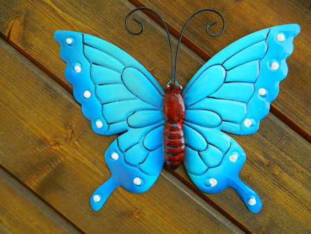 Blue Butterfly Garden Decoration