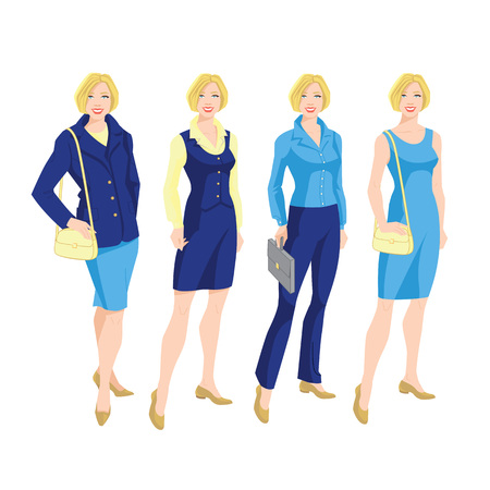 Vector illustration of corporate dress codeのイラスト素材