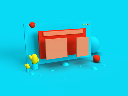 3d image of web concept