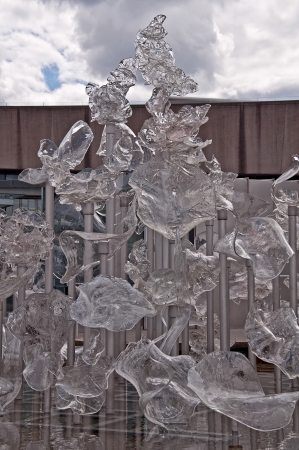 TACOMA, WA - NOVEMBER 9: The steel cone hot shop of the Museum of Glass held a kidsのeditorial素材