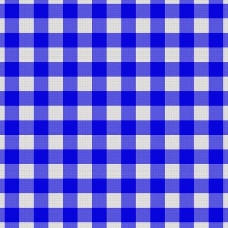 Blue and white buffalo plaid background background in Scottish tartan abstract.  12x12 graphic illustration for page elements and designs.   Pretty checkered seamless pattern backdrop.の写真素材