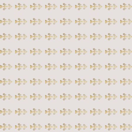 Vintage door hinge pattern in metallic gold and brass colors on an ecru colored background.  12x12 digital paper backgrounds great for page elements and graphic design work in vintage and retro themes.の写真素材