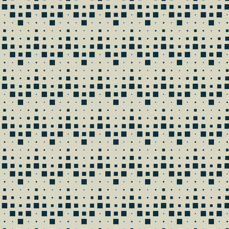 Geometric squares navy blue beige pattern background graphic illustration seamless pattern.の写真素材