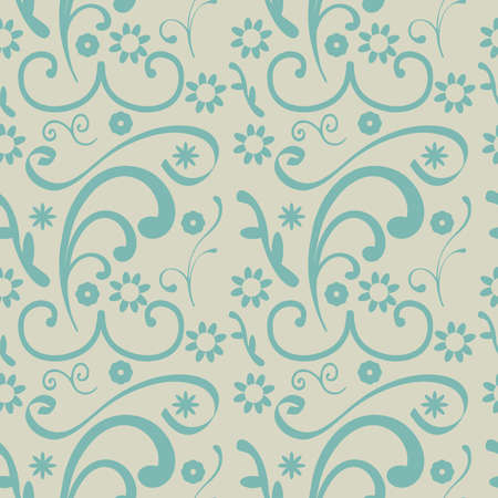 Abstract beige and aqua swirl pattern background.の写真素材
