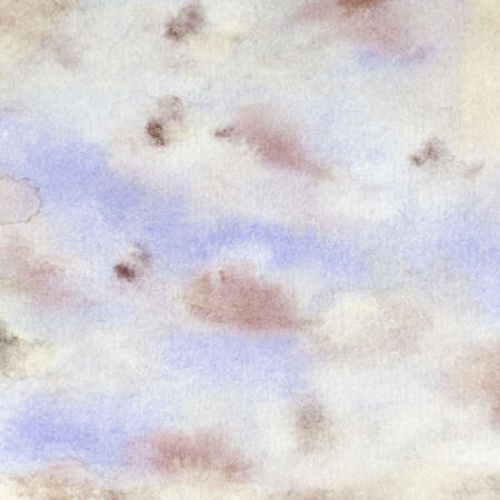 Abstract watercolor pattern  purple and brown shades in this handpainted background of paint texture design element.の写真素材