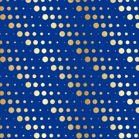 Gold and Indigo Diagonal lines of polka dot pattern for unusual design elements of dots.の写真素材